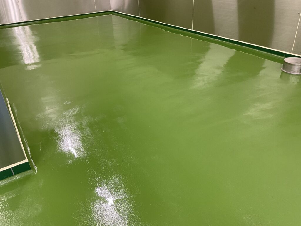 作業後の床